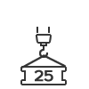 25 тонн